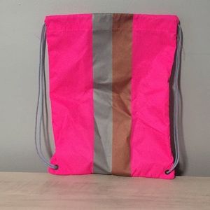 Crew cuts drawstring backpack.